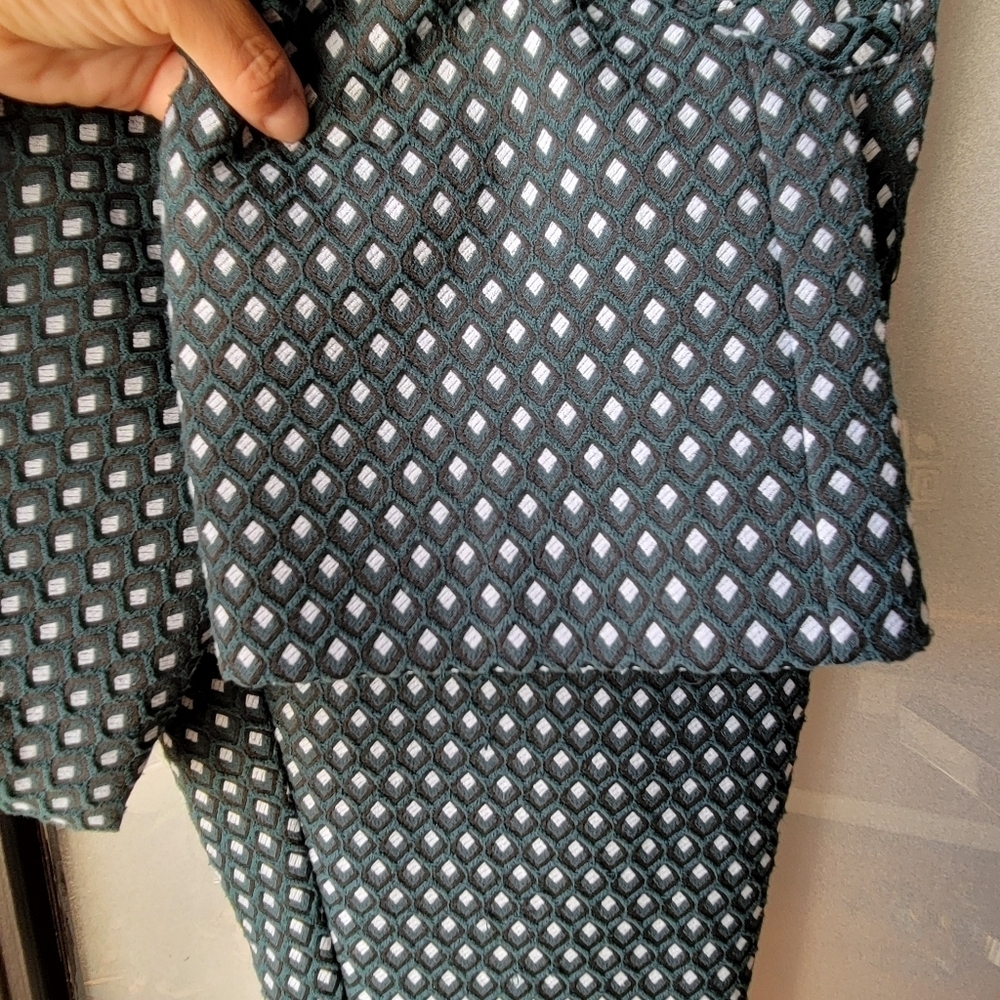 Anthropologie Cartonnier Charlie Crop Flare Green Pants Lorie Size 6 Rise 9" in - Picture 9 of 13